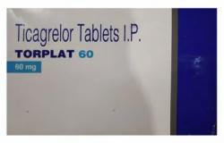 A box of Ticagrelor 60mg Tab