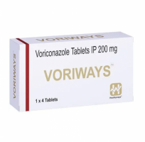 A box of Voriconazole 200mg Tab