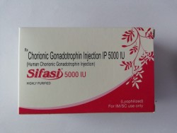 Box of generic HCG 5000IU (Highly Purified) - Sifasi-HP