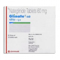 A box of Nateglinide 60mg Tab