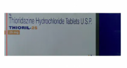 A box of Thioridazine 25mg Tab
