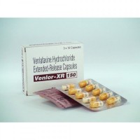 Blisters and a box of generic Venlafaxine Hydrochloride XR 150mg capsules
