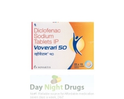 A box of Voltaren 50mg tablet - diclofenac sodium