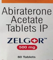 A box of Abiraterone Acetate 500mg Tab