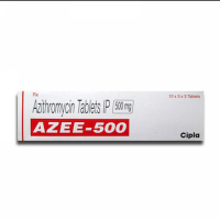 Box of generic azithromycin  500mg tablet