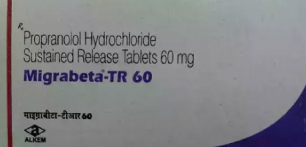 Box and blister strips of generic Propranolol (60mg)
