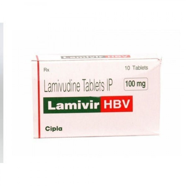 Box of generic Lamivudine 100 mg Tab