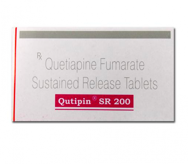 A box of Quetiapine XR 200mg Tab