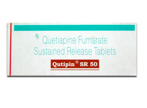 A box of Quetiapine XR 50mg Tab