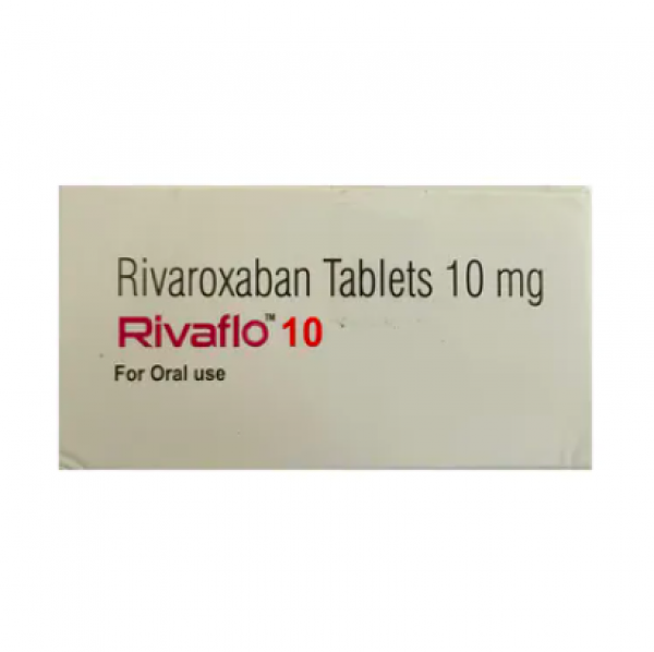 A box of Rivaroxaban 10mg Tab