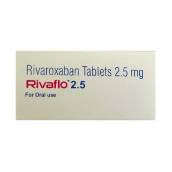 A box of Rivaroxaban 2.5mg Tab