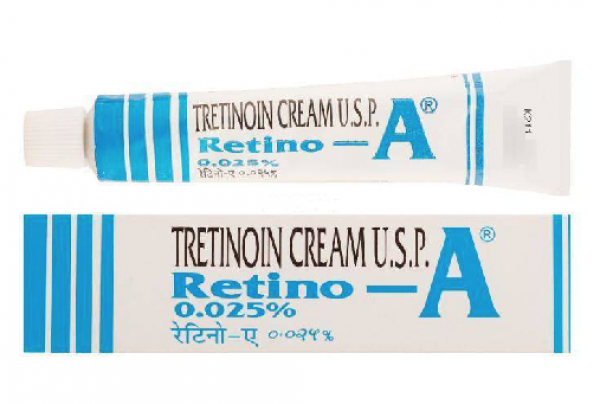 Box and tube of generic Tretinoin  A Cream .025% (20gm)