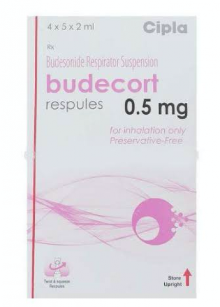 Box pack of generic Budesonide 0.5 mg inhalation