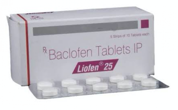 Box and a strip of generic Baclofen 25mg Tab