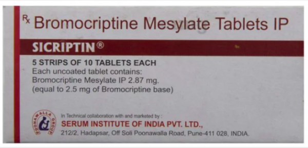 Generic Parlodel 2.5 mg Tab