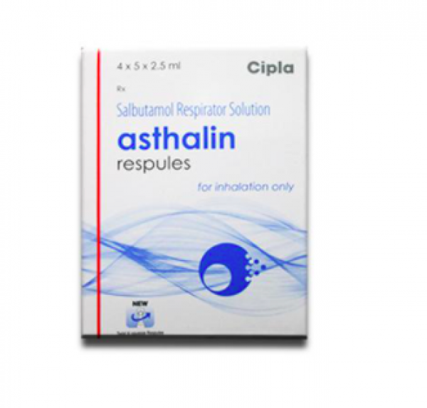 Box of generic Albuterol (2.5mg)