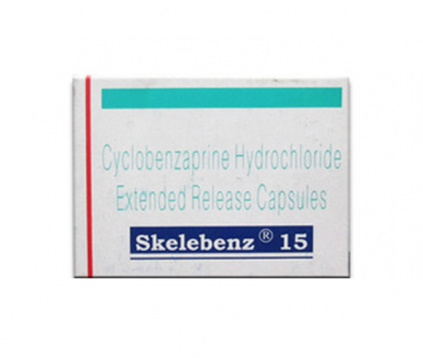 A box of generic Cyclobenzaprine Capsule