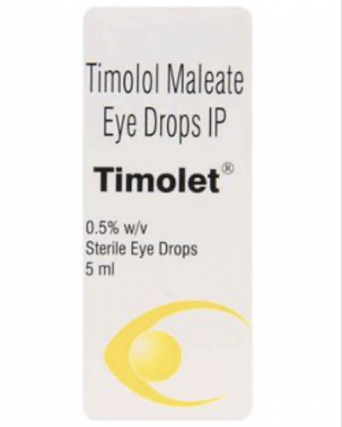 A box of Timolol 0.5 Percent Eye Drop - 5ml