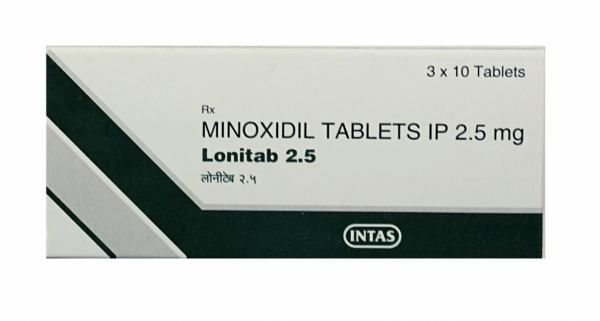 One box pack of Minoxidil 2.5mg