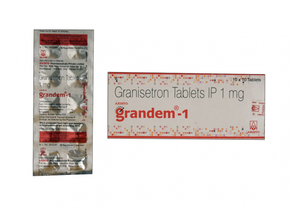 A box pack of Granisetron 1mg Tab