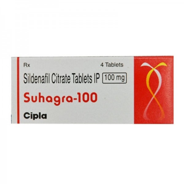 Box pack of generic Sildenafil Citrate 100mg tablets