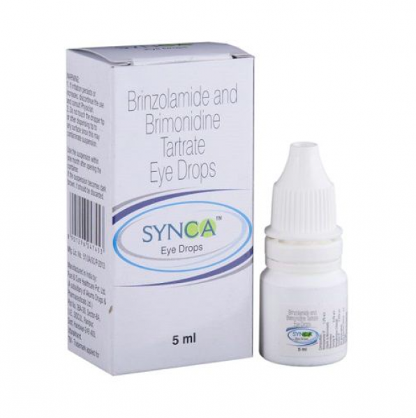 A box and a dropper of Brinzolamide (1% w/v) + Brimonidine (0.2% w/v) Eye Drop - 5ml