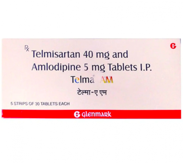 A box of Telmisartan (40mg) + Amlodipine (5mg) Tab