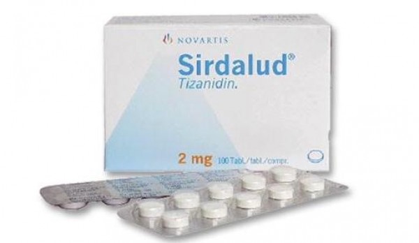 A box and two strips of Tizanidine 2mg tab