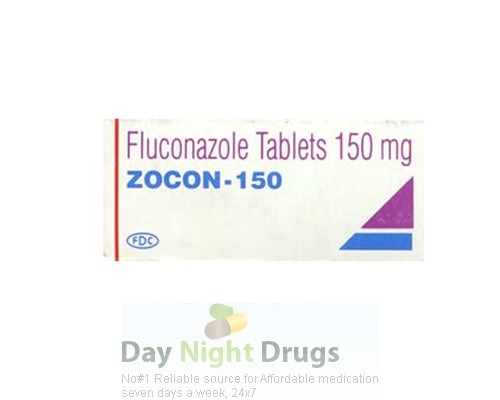 Box of generic fluconazole 150mg tablet